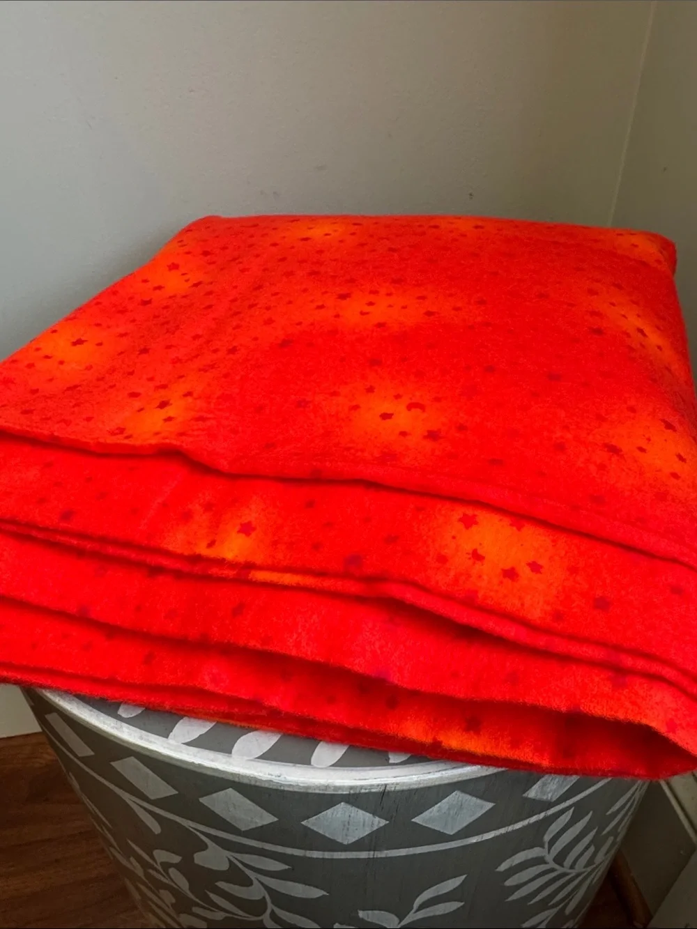 Orange Cotton Flannel Fabric 5 Yards South Sea Imports